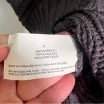Nine West Jeans Turtleneck Sweater Dark Gray Cableknit S Photo 8