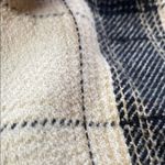 Lucky Brand  Black And Cream Plaid Shacket/Jacket Flannel Shirt Size M Photo 5