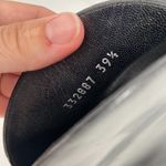 Gucci  Black Leather Curved Kim Lace Up Ankle Boots 39.5 Photo 2