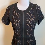 Barney's Sea xo Barney’s Black Lace Short Sleeve Dress Photo 3