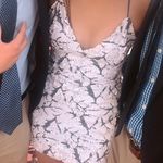 Lucy in the Sky Sequin White Mini Dress Hoco Prom Photo 1