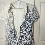 Lands’End Womens 4th Of july Dress Us Stars White Size 8 Photo 4