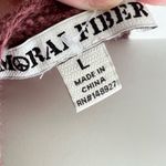 Moral Fiber NWOT Mauve Open Front Sleeveless Knit Duster Cardigan Large Photo 4