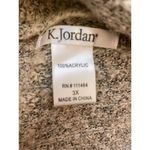 K. Jordan Southwestern Open Cardigan Sweater/Duster Coat Tan & Black w/ Faux Fur Size undefined Photo 15