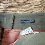 Vintage Wool Georges Marciano High Waisted Olive Green Pencil Skirt Size 6 Photo 1