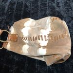 Country Western Rodeo Hobo Tie Dyed Leather Shoulder Bag Purse Brown Photo 11