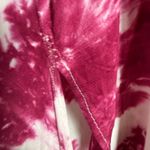 S/W/F Magenta Tie Dye Print Plunge V Photo 11