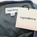 superdown Dayna Skirt in Blue Denim Photo 7