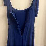Reformation Twilight Midi Dress Danube Navy Blue 2 Photo 10
