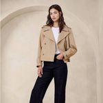 Banana Republic  Factory OVERSIZED SHORT TRENCH COAT - XXS - NWT Photo 7