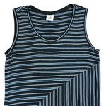 CAbi  5796 Striped Maxi Dress Sleeveless Casual‎ Summer Tank Dress Size Med Photo 6