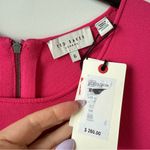 Ted Baker  Gorgeta Tulip Hem Knit Dress Bright Pink 6 Equals 14‎ Photo 3