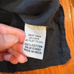 Southern Frock Navy Tunic Top XL – White Crochet Trim Boho Coastal Cotton Photo 3