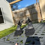 Franco Sarto RANIA Womens High Heels Sandals Glitter Pumps size 6 winter wedding Photo 1