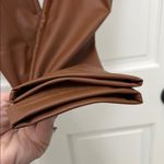 Aerie NWT Offline by  Real Luxe Faux Leather Leggings in Camel - Size Large Photo 5