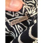 Billabong Black BOHO Geometric Maxi Dress Spaghetti Strap Crisscross Back Large Photo 2