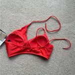 Vix Paula Hermanny NWT  orange asymmetrical bikini top Size L Photo 1