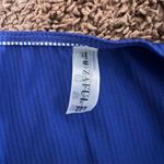 Zaful Women's Ribbed Bikini Set Blue Size Medium Scoop Neck Cheeky 2 Piece NWT Photo 2