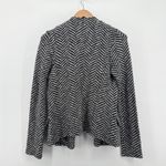 Dolan Left Coast Collection Black White Herringbone Knit Blazer Medium Casual Photo 3