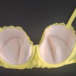 Frederick's of Hollywood Butter Yellow Balconette Bra Size 32D NWT Lingerie Show Photo 7