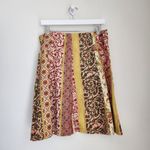 American Vintage Vintage 579 90s White Pink Green Paisley Patchwork A Line Mini Skirt 12 Photo 2