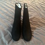 Kenneth Cole Reaction Raleigh Block Heel Ankle Bootie Black Faux Suede 7.5 Photo 2