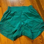 Lululemon hotty hot high rise 4" shorts size 4 cascadia green Photo 0