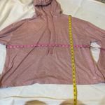 Gap Pink  open back running hoodie top shirt flowy Photo 1