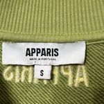 Apparis Isabel Cropped Sweatshirt Women’s Size Small Epson Green Organic Cotton Photo 5
