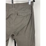 J.Crew  Gray Green City Fit Ripstop Cargo Skinny Flap Pocket Cotton Pants Size 4 Photo 2