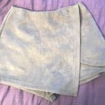 Luxxel Grey Suede Skirt Photo 0