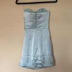 House Of CB   ‘Odelle’ Ocean Blue Strapless Mini Dress NWOT size XS Photo 5