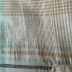 Diane Von Furstenberg Vintage 80’s  Plaid 3/4 Sleeve Button Down Blouse Size S Photo 3