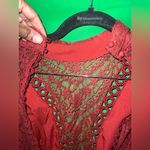 Saylor Celia Elegant Burgundy Lace Dress size XS Photo 5