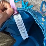 Adore Me  Zoie Blue Floral Corset SIZE M Photo 4