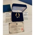 Pearl And Gold Drop Earrings Jbk Camrose and Kross Jacqueline Bouvier Kennedy Photo 1