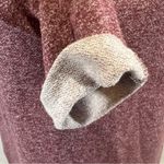 She & Sky cozy burgundy crewneck loose fit sweatshirt dress w pockets size small Photo 3