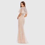 Mac Duggal NWT $698 Embellished Neck Butterfly Sleeve Trumpet GOWN DRESS 20368 Photo 1