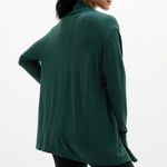 Athleta  PRANAYAMA RESTORE WRAP NIRVANA FABRIC OPEN CARDIGAN PINE FOREST GREEN SP Photo 1