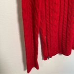 American Eagle  Crewneck Cableknit Sweater Red Photo 7