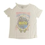 Recycled Karma Recycle Karma KISS Graphic Cold Shoulder Tee Photo 3