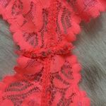 Signature 8  hot pink/coral lace bralette Photo 2