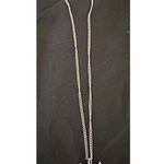 Vintage Owl Necklace Pendant 18 in Chain Extender Black Crystal Eyes Accents EUC Photo 3