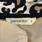 Andthewhy Chic Beige Utility Jacket with Leopard Hood Photo 1