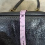 Coach BLACK PATENT LEATHER F0773-11500 RIBBON DETAIL EXCELLENT CONDITION Photo 10