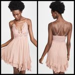 Free People 💕💕 One Adella Slip Dress ~ Rose Pink Medium M NWT Photo 9