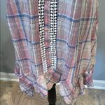 Soiéblu Sleeveless Plaid Ruffle Hem Dress Photo 3