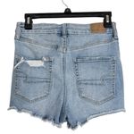 American Eagle  Curvy Hi-rise Jean Shortie Distressed denim Shorts light wash 6 Photo 1
