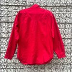 Wrangler Vintage 90s  Red cape beaded sweetheart neckline western shirt M/L? Photo 2