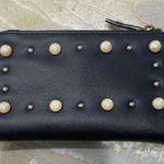 Stradivarius Black with pearls Wallet (Preowned) Photo 0